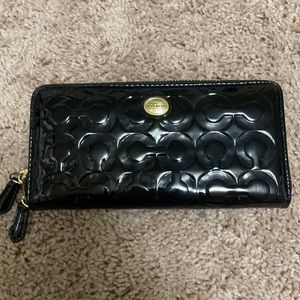 Black coach wallet